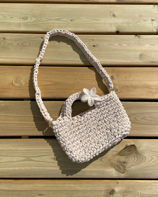 SAC - FIL MACRAMÉ - BEIGE La boutique de Charlyne